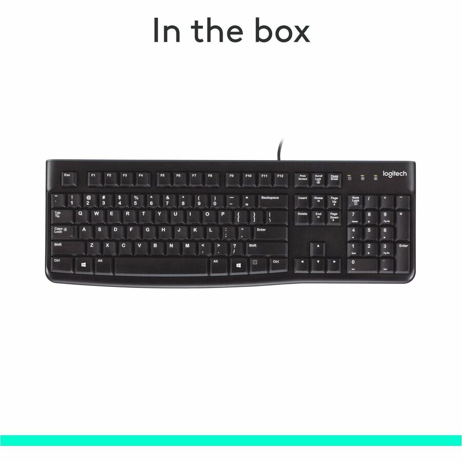 Logitech K120 Plug-and-Play USB Keyboard