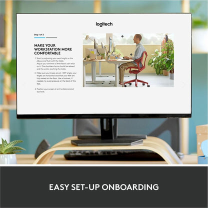 Logitech ERGO K860 Split Ergonomic Keyboard, Wireless Connectivity, Graphite