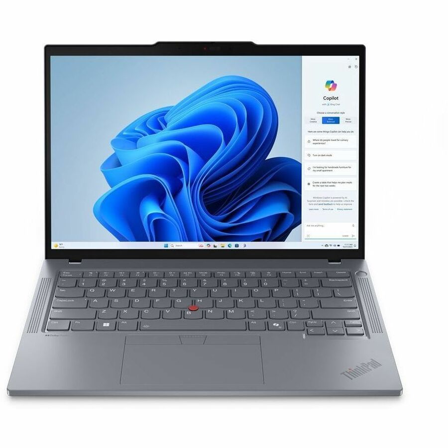 Lenovo ThinkPad T14 Gen 5 21ML0089US 14" Notebook - WUXGA - Intel Core Ultra 7 155U - 16 GB - 512 GB SSD - English Keyboard - Gray