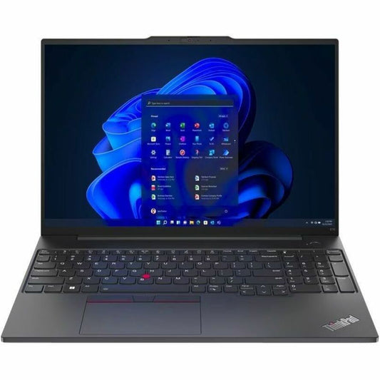 Lenovo ThinkPad E16 Gen 1 21JN003YUS 16" Notebook - WUXGA - 60 Hz - Intel Core i5 13th Gen i5-1335U - 16 GB - 256 GB SSD - English Keyboard - Graphite Black
