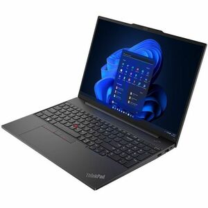 Lenovo ThinkPad E16 Gen 1 21JN003XUS 16" Touchscreen Notebook - WUXGA - 60 Hz - Intel Core i7 13th Gen i7-1355U - 16 GB - 512 GB SSD - English Keyboard - Graphite Black