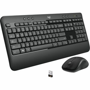 Logitech MK540 Advanced Wireless Keyboard and Mouse Combo for Windows, 2.4 GHz Unifying USB-Receiver