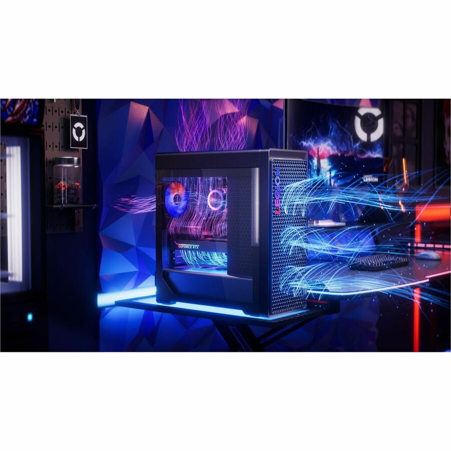 Lenovo Legion T7 34IAS10 90Y6003KUS Gaming Desktop Computer - Intel Core Ultra 7 265KF - 32 GB - 1 TB SSD - Tower - Storm Gray