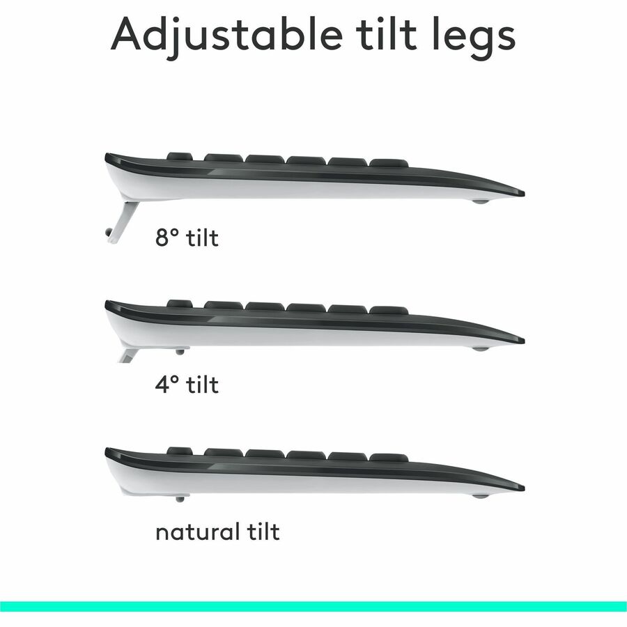 Logitech MK540 Advanced Wireless Keyboard and Mouse Combo for Windows, 2.4 GHz Unifying USB-Receiver