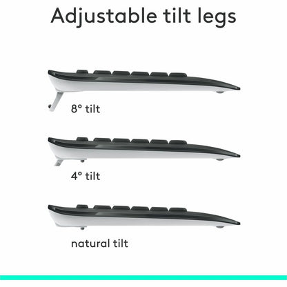 Logitech MK540 Advanced Wireless Keyboard and Mouse Combo for Windows, 2.4 GHz Unifying USB-Receiver