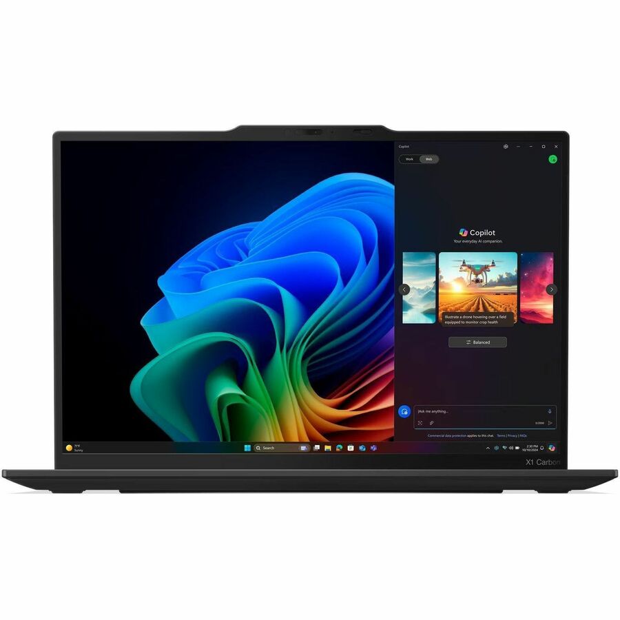 Lenovo ThinkPad X1 Carbon Gen 13 21NS005UUS 14" Touchscreen Copilot+ PC Notebook - WUXGA - 60 Hz - Intel Core Ultra 7 268V - vPro Technology - Intel Evo Platform - 32 GB - 512 GB SSD - English Keyboard - Black Paint