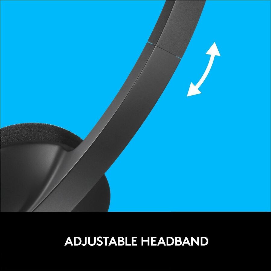 Logitech H340 USB Headset with Noise-Cancelling Mic