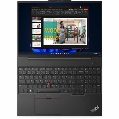 Lenovo ThinkPad E16 Gen 1 21JN0040US 16" Touchscreen Notebook - WUXGA - 60 Hz - Intel Core i5 13th Gen i5-1335U - 16 GB - 512 GB SSD - English Keyboard - Graphite Black