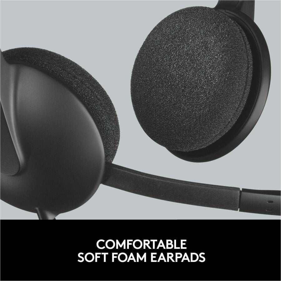 Logitech H340 USB Headset with Noise-Cancelling Mic