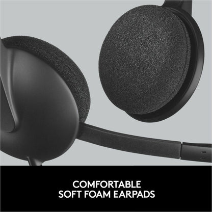 Logitech H340 USB Headset with Noise-Cancelling Mic