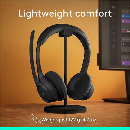 Logitech Zone 300 Wireless Bluetooth Headset With Noise-Canceling Microphone, Black