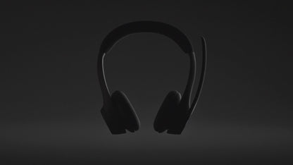 Logitech Zone 300 Wireless Bluetooth Headset With Noise-Canceling Microphone, Black
